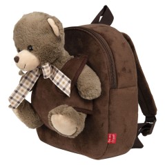 Mochila + peluche Oso Tommy 26cm