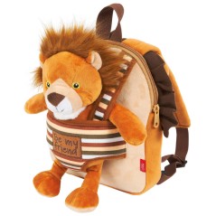 Mochila reversible + peluche Lenny Lion 25cm