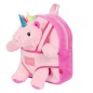 Mochila + peluche unicornio 26cm