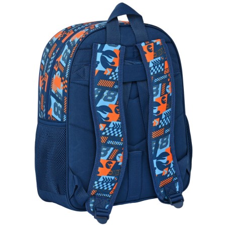 Mochila Speed Club Hot Wheels 38cm adaptable