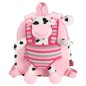 Mochila reversible + peluche Vaca Connie 25cm