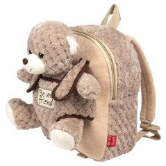 Mochila + peluche Oso Milly 26cm