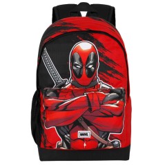 Mochila Plus Bad Deadpool Marvel 43cm adaptable