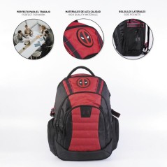 Mochila casual Deadpool Marvel 46cm