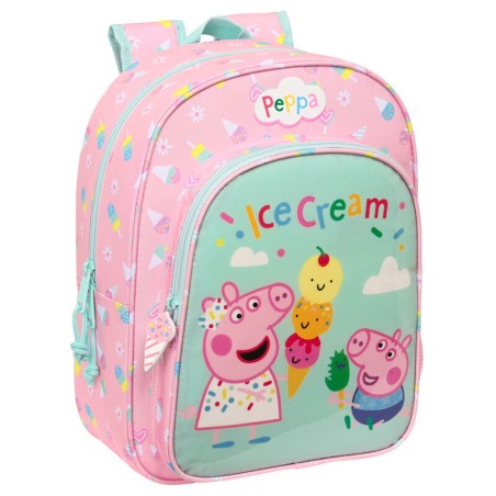 Mochila Ice Cream Peppa Pig 34cm adaptable