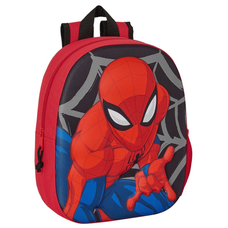 Mochila 3D Spiderman Marvel 33cm