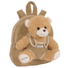 Mochila + peluche Osito Galleta 27cm