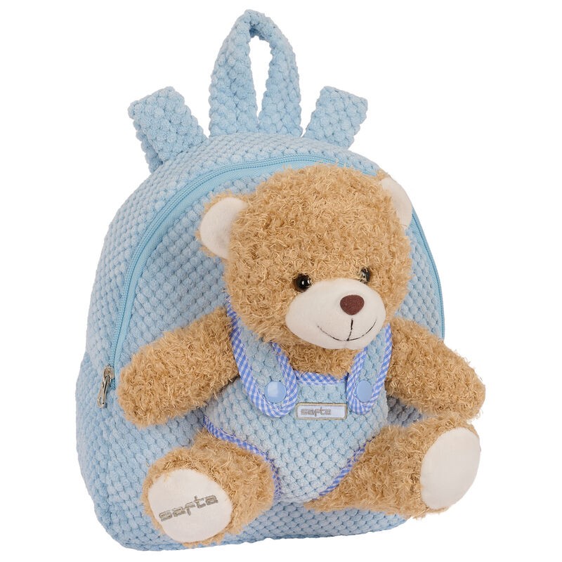 Mochila + peluche Osito Azul 27cm