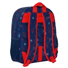 Mochila Neon Spiderman Marvel 38cm adaptable