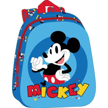 Mochila 3D Mickey Disney 33cm