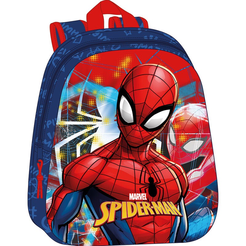 Mochila 3D Spiderman Marvel 33cm