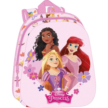 Mochila 3D Princesas Disney 33cm