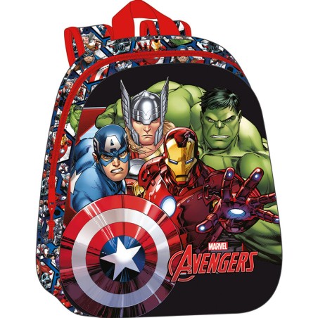 Mochila 3D Los Vengadores Avengers Marvel 33cm