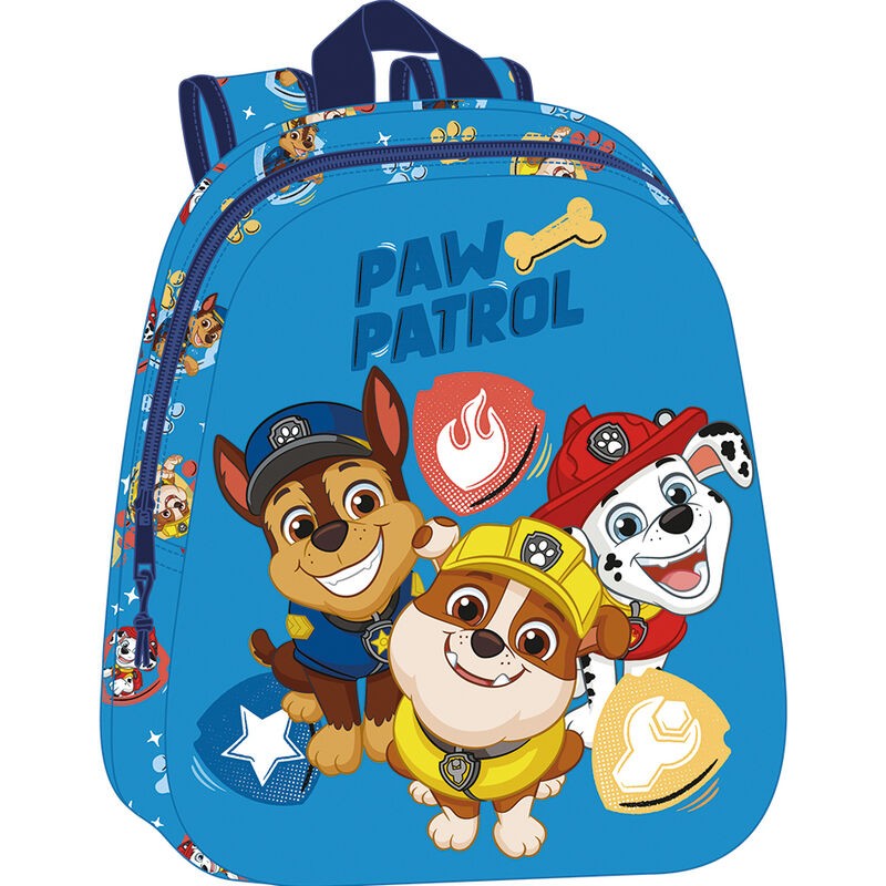 Mochila 3D Patrulla Canina Paw Patrol 33cm