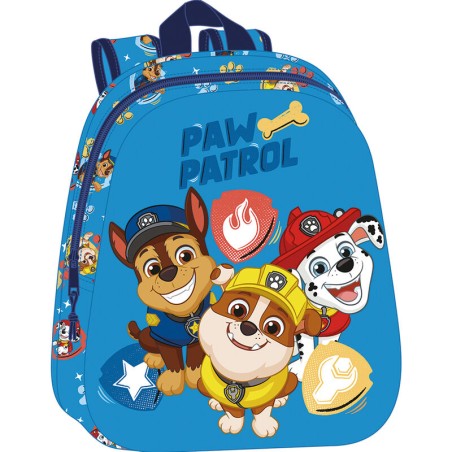 Mochila 3D Patrulla Canina Paw Patrol 33cm