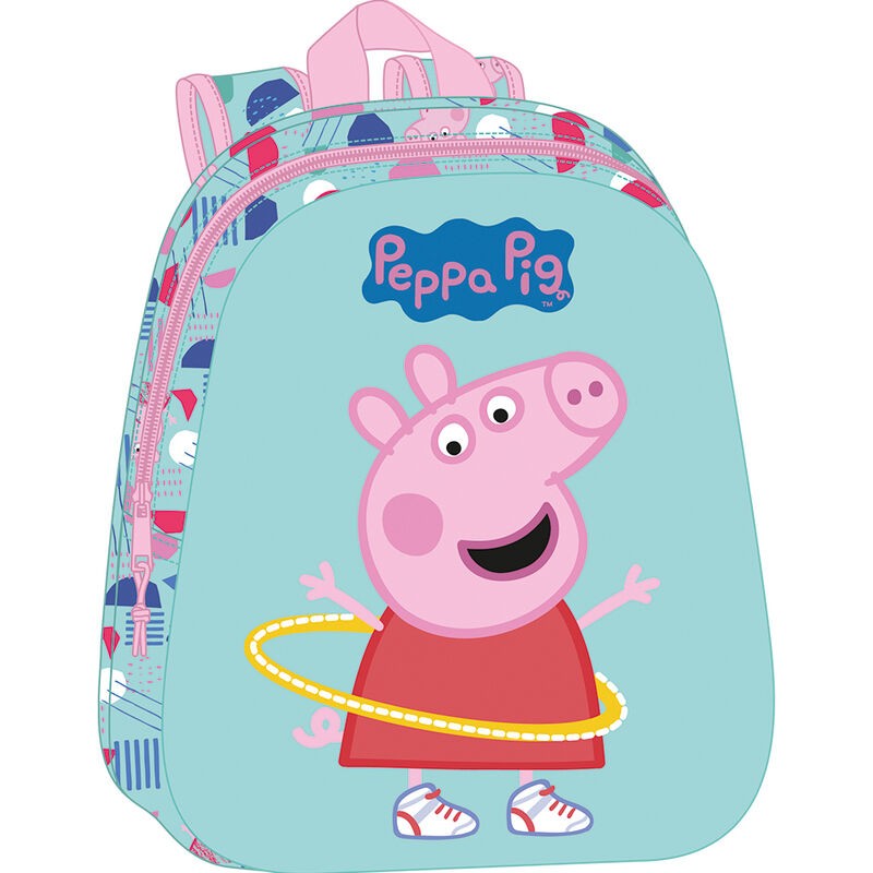 Mochila 3D Peppa Pig 33cm