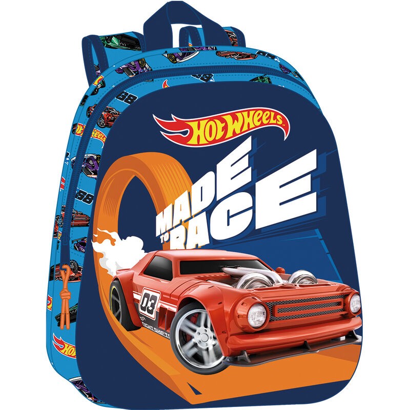 Mochila 3D Hot Wheels 33cm