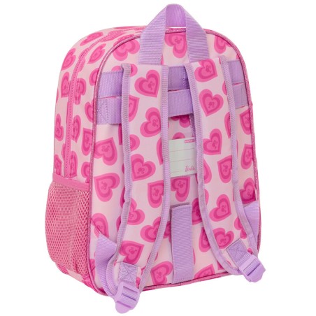 Mochila Love Barbie 34cm adaptable