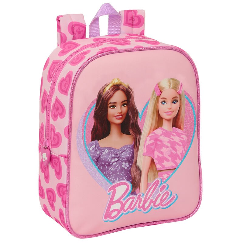 Mochila Love Barbie 27cm adaptable