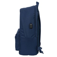 Mochila azul marino Real Madrid 44cm