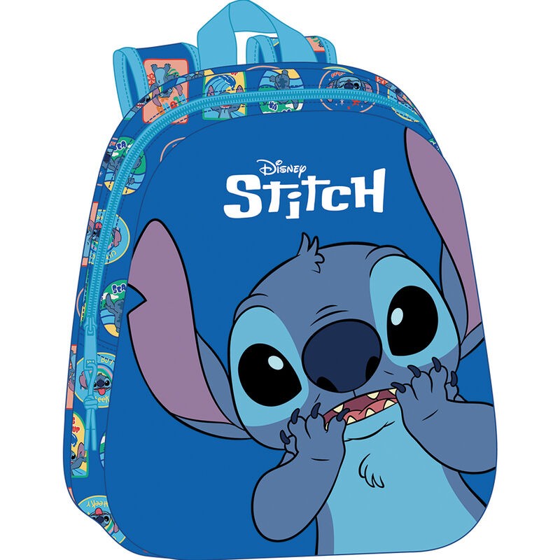 Mochila 3D Stitch Disney 33cm