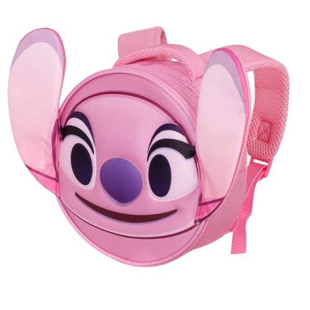 Mochila 3D Emoji Angel Stitch Disney 22cm