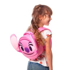 Mochila 3D Emoji Angel Stitch Disney 22cm