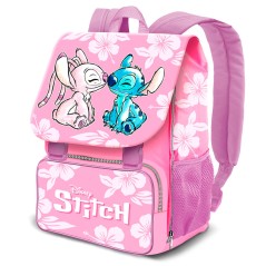 Mochila solapa Angel & Stitch Disney 45cm