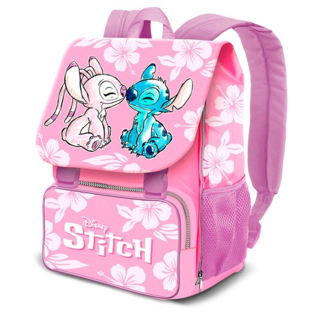 Mochila solapa Angel & Stitch Disney 45cm