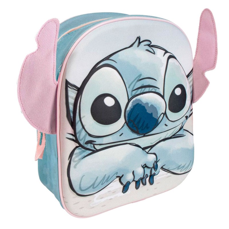 Mochila 3D Stitch Disney 27cm