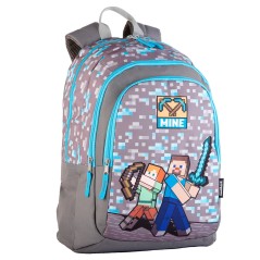 Mochila Mine Minecraft 44cm adaptable