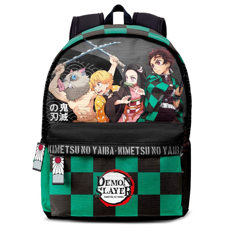 Mochila Akushon Demon Slayer Kimetsu No Yaiba 44cm adaptable