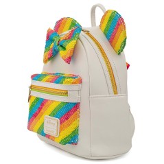 Mochila Rainbow Minnie Disney Loungefly 26cm