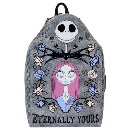 Mochila Christmas Jack &38 Sally Pesadilla Antes de Navidad Disney Loungefly 26cm