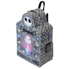 Mochila Christmas Jack &#38; Sally Pesadilla Antes de Navidad Disney Loungefly 26cm