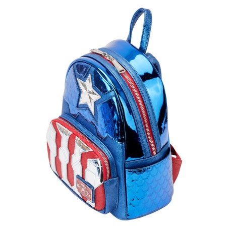 Mochila metallic Capitan America Marvel Loungefly 26cm