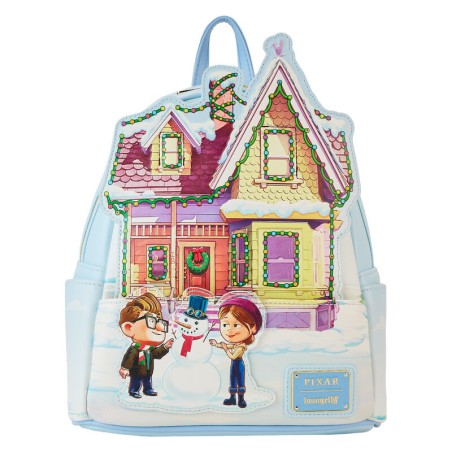 Mochila House Holiday Light Up - Up Disney Loungefly 26cm