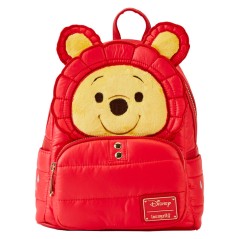 Mochila Rainy Day Puffer Jacket Winnie the Pooh Disney Loungefly 26cm