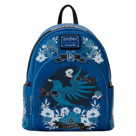 Mochila Ravenclaw House Floral Harry Potter Loungefly 26cm