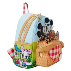 Mochila Picnic Basket Mickey &#38; Friends Disney Loungefly 26cm