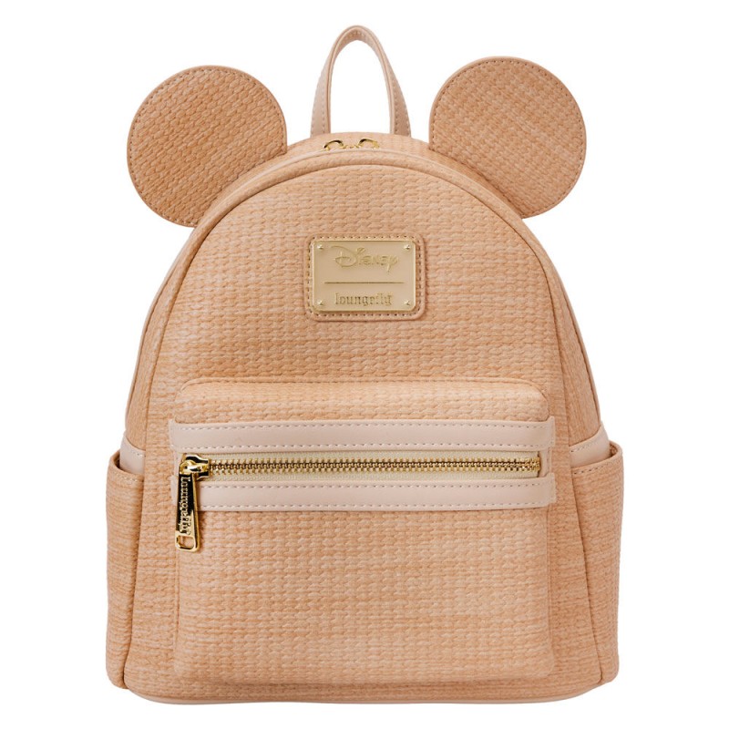 Mochila Straw Mickey Disney Loungefly 26cm