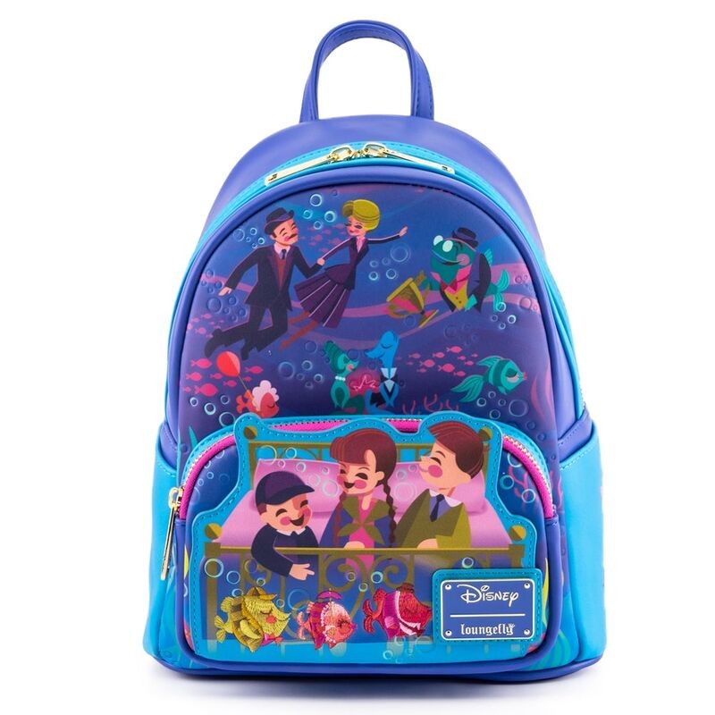 Mochila Bajo el Agua Bedknobs and Broomsticks Disney Loungefly 26cm