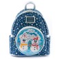 Mochila Mickey Minnie Snowman Disney Loungefly 26cm