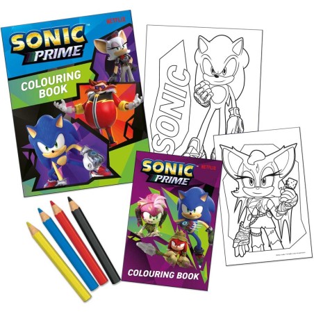 Set colorear Sonic Prime