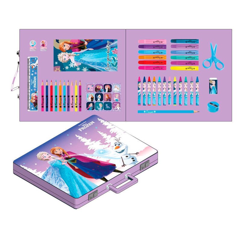 Maletin papeleria coloreable Frozen Disney