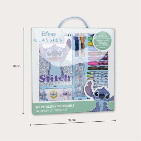 Set papeleria coloreable Stitch Disney