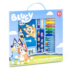 Set papeleria coloreable Bluey