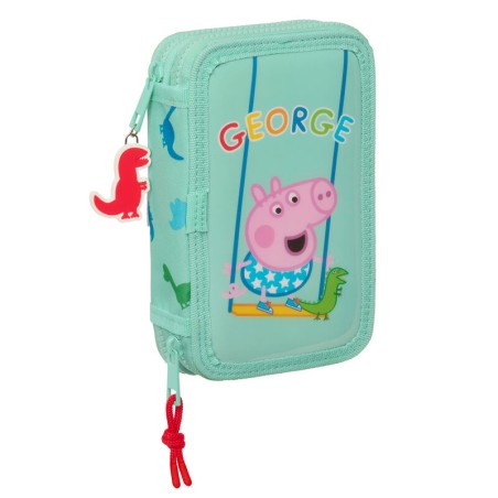 Plumier George Peppa Pig 28pzs doble