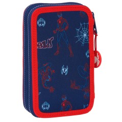 Plumier Neon Spiderman Marvel 28pzs doble