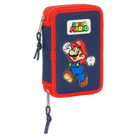 Plumier World Super Mario Bros doble 28pzs